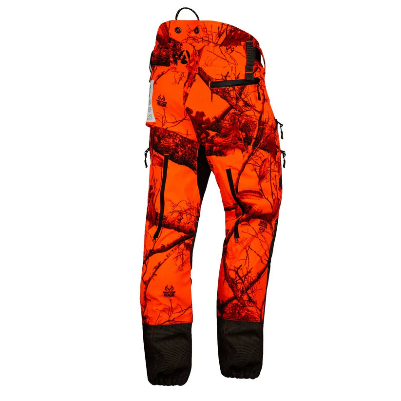 Arbortec AT4060 Breatheflex Pro Realtree Chainsaw Trousers Design A Class 1 - Orange