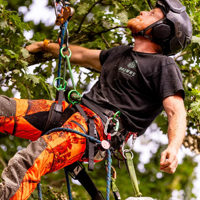 Arbortec AT4060 Breatheflex Pro Realtree Chainsaw Trousers Design A Class 1 - Orange