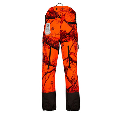 Arbortec AT4060 Breatheflex Pro Realtree Chainsaw Trousers Design A Class 1 - Orange