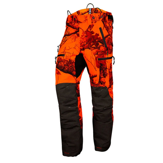 Arbortec AT4070 Breatheflex Pro Realtree Chainsaw Trousers Design C Class 1 - Orange