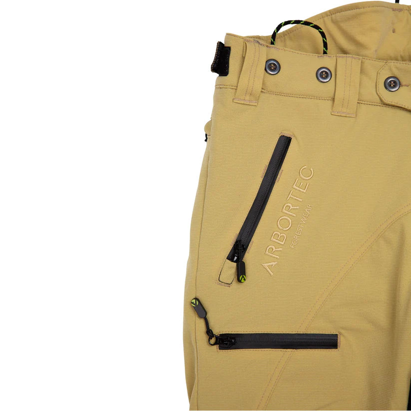 Arbortec AT4060 Breatheflex Pro Chainsaw Trousers Design A Class 1 - Beige