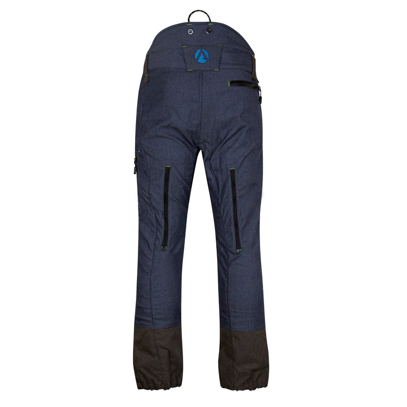 Arbortec AT4060 Breatheflex Pro Chainsaw Trousers Design A Class 1 - Denim Blue