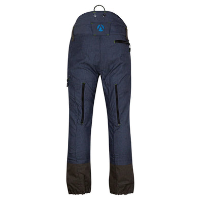 Arbortec AT4060 Breatheflex Pro Chainsaw Trousers Design A Class 1 - Denim Blue