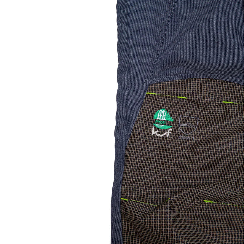 Arbortec AT4060 Breatheflex Pro Chainsaw Trousers Design A Class 1 - Denim Blue