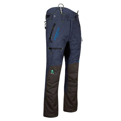 Arbortec AT4070 Breatheflex Pro Chainsaw Trousers Design C Class 1 - Denim Blue