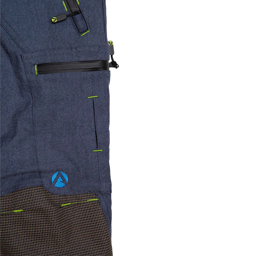 Arbortec AT4070 Breatheflex Pro Chainsaw Trousers Design C Class 1 - Denim Blue