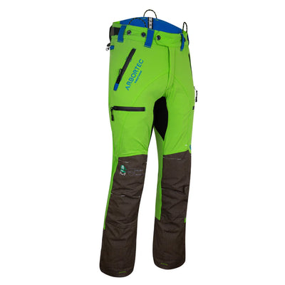Arbortec AT4070 Breatheflex Pro Chainsaw Trousers Design C Class 1 - Lime