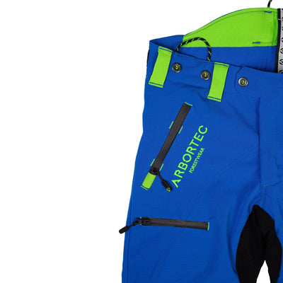 Arbortec AT4070 Breatheflex Pro Chainsaw Trousers Design C Class 1 - Blue