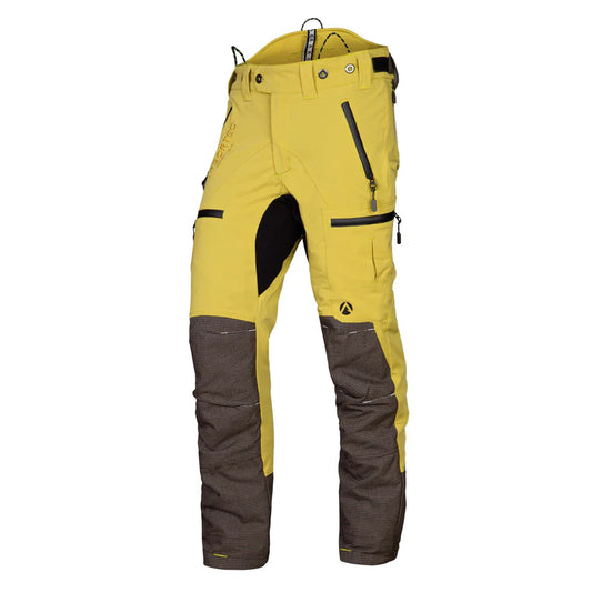 Arbortec AT4070 Breatheflex Pro Chainsaw Trousers Design C Class 1 - Citrine Yellow