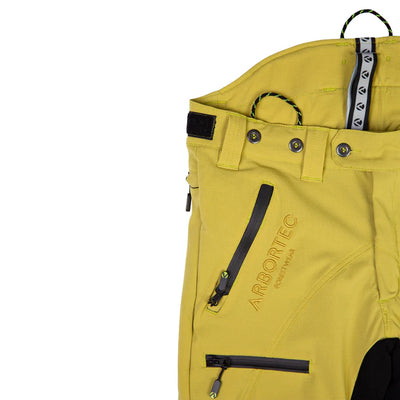 Arbortec AT4070 Breatheflex Pro Chainsaw Trousers Design C Class 1 - Citrine Yellow