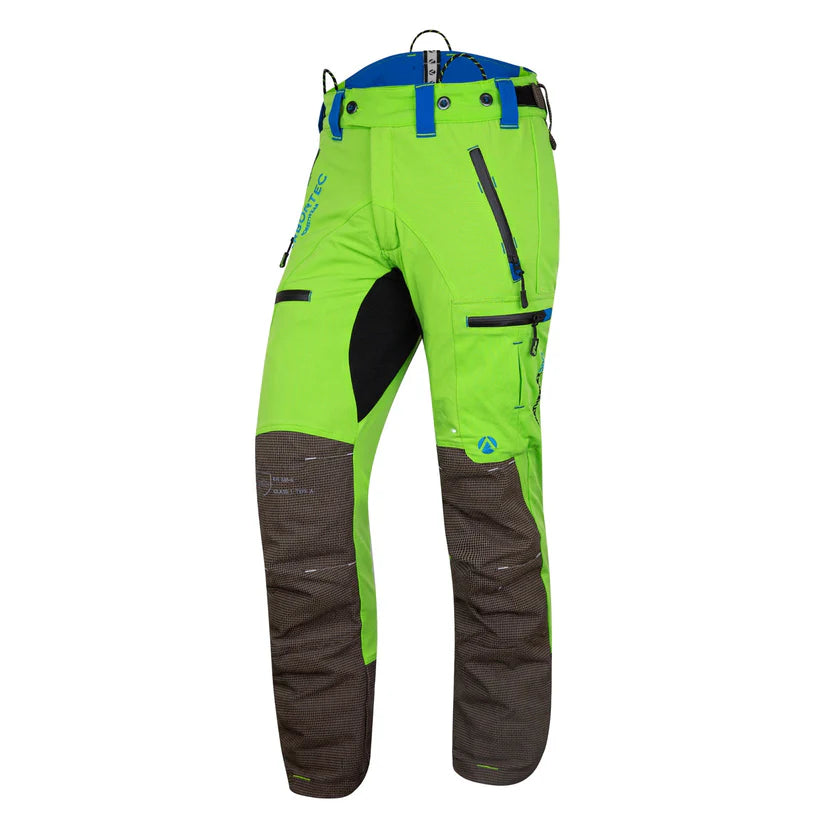 Arbortec AT4060 Breatheflex Pro Chainsaw Trousers Design A Class 1 - Lime