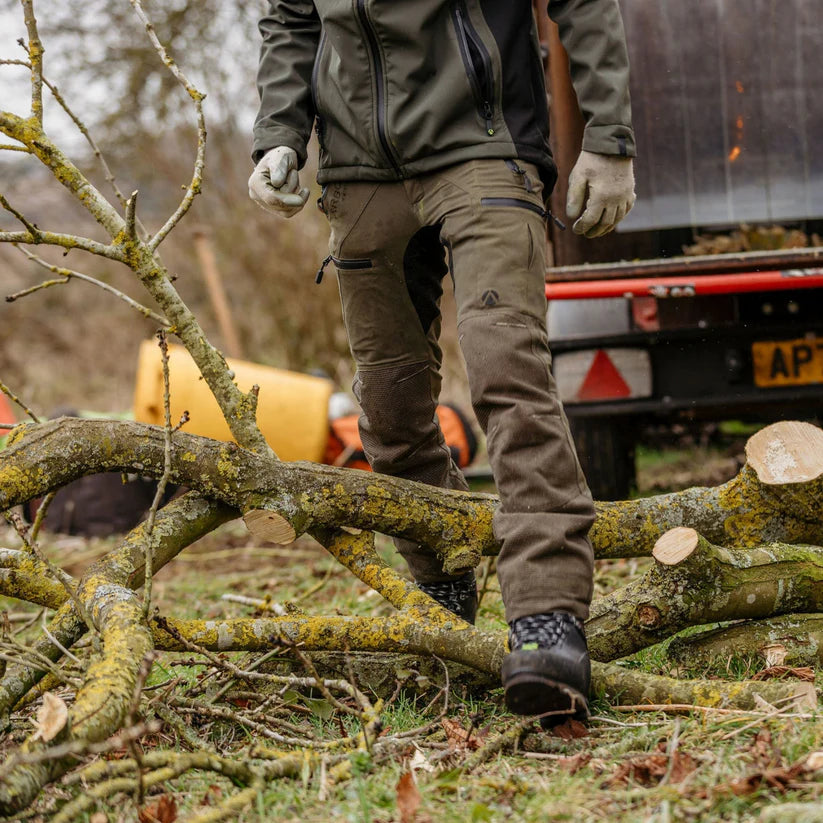 Arbortec AT4070 Breatheflex Pro Chainsaw Trousers Design C Class 1 - Olive