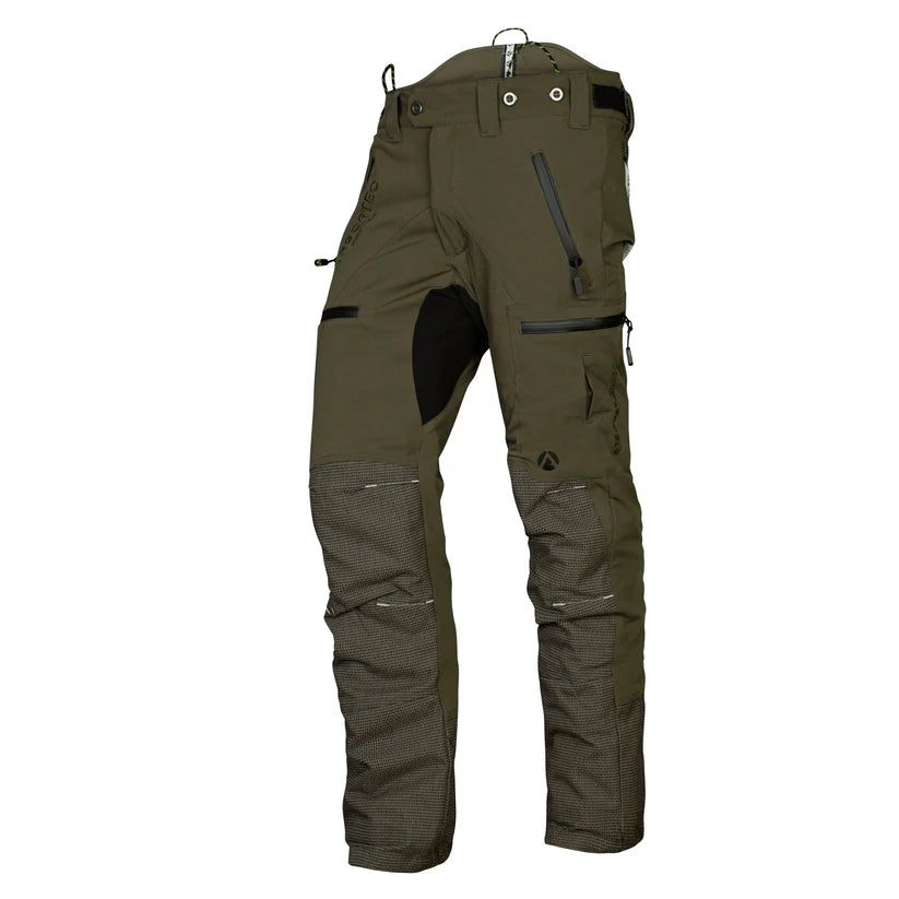 Arbortec AT4070 Breatheflex Pro Chainsaw Trousers Design C Class 1 - Olive