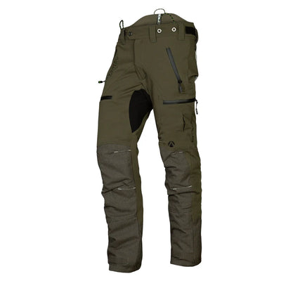 Arbortec AT4070 Breatheflex Pro Chainsaw Trousers Design C Class 1 - Olive