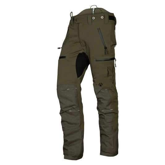 Arbortec AT4070 Breatheflex Pro Chainsaw Trousers Design C Class 1 - Olive