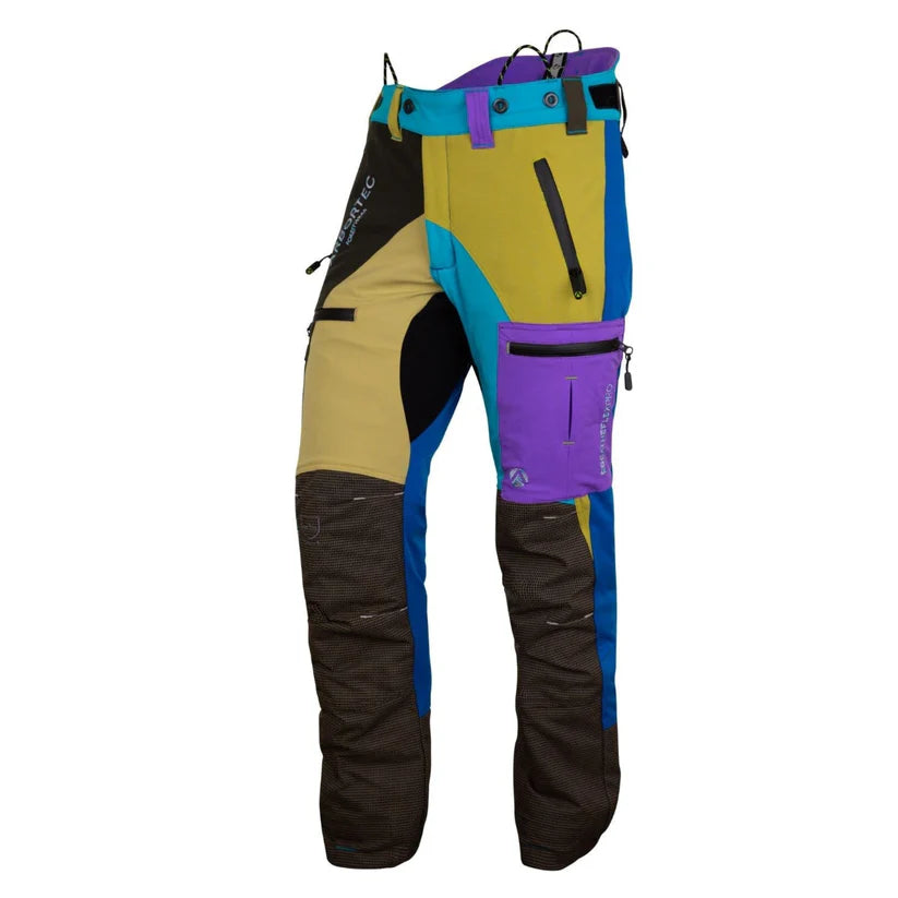 Arbortec AT4070 Breatheflex Pro Chainsaw Trousers Design C Class 1 - Pastel Multi