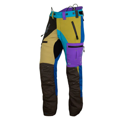 Arbortec AT4070 Breatheflex Pro Chainsaw Trousers Design C Class 1 - Pastel Multi