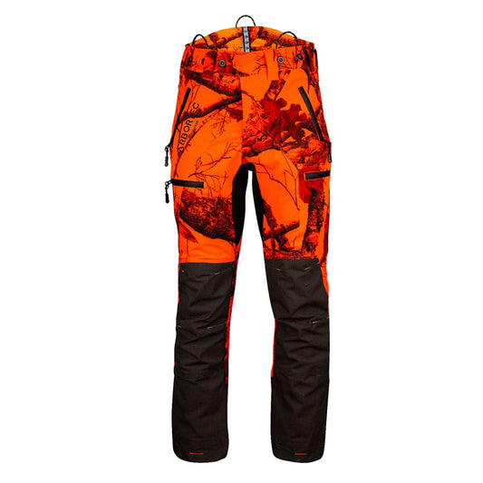 Arbortec AT4060 Breatheflex Pro Realtree Chainsaw Trousers Design A Class 1 - Orange