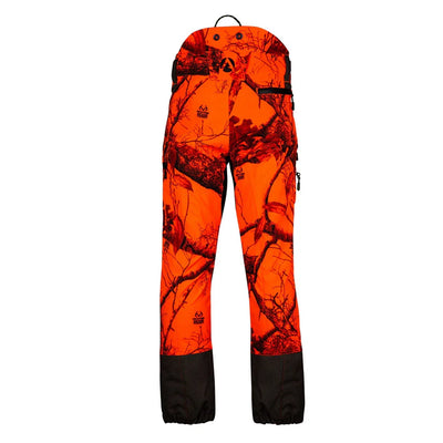 Arbortec AT4070 Breatheflex Pro Realtree Chainsaw Trousers Design C Class 1 - Orange