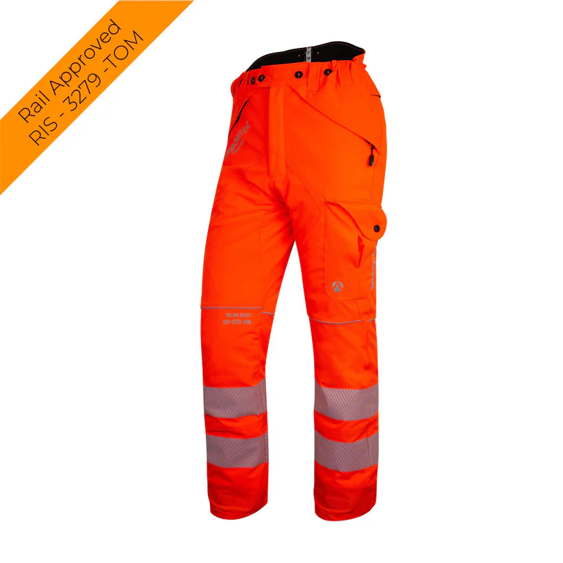 Arbortec ATHV4010 Breatheflex Hi-Vis Chainsaw Trousers Design A Class 1 - Orange