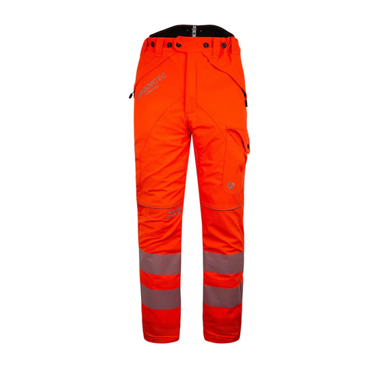 Arbortec ATHV4010 Breatheflex Hi-Vis Chainsaw Trousers Design A Class 1 - Orange