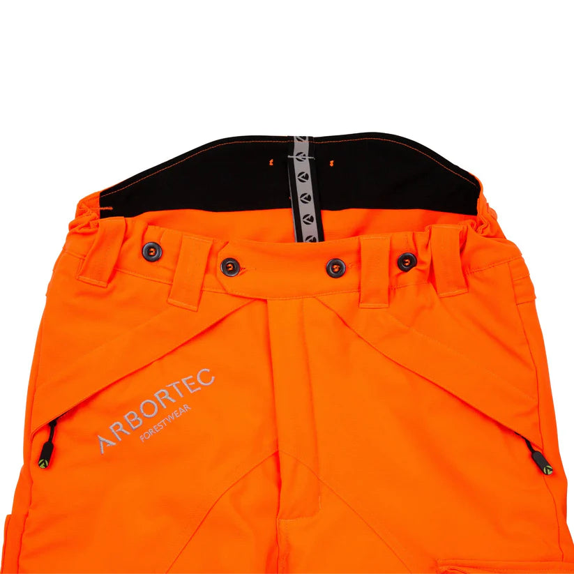 Arbortec ATHV4010 Breatheflex Hi-Vis Chainsaw Trousers Design A Class 1 - Orange