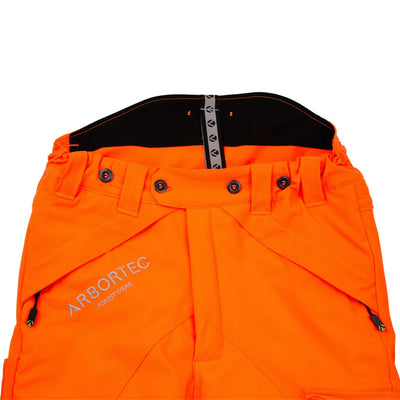 Arbortec ATHV4010 Breatheflex Hi-Vis Chainsaw Trousers Design A Class 1 - Orange