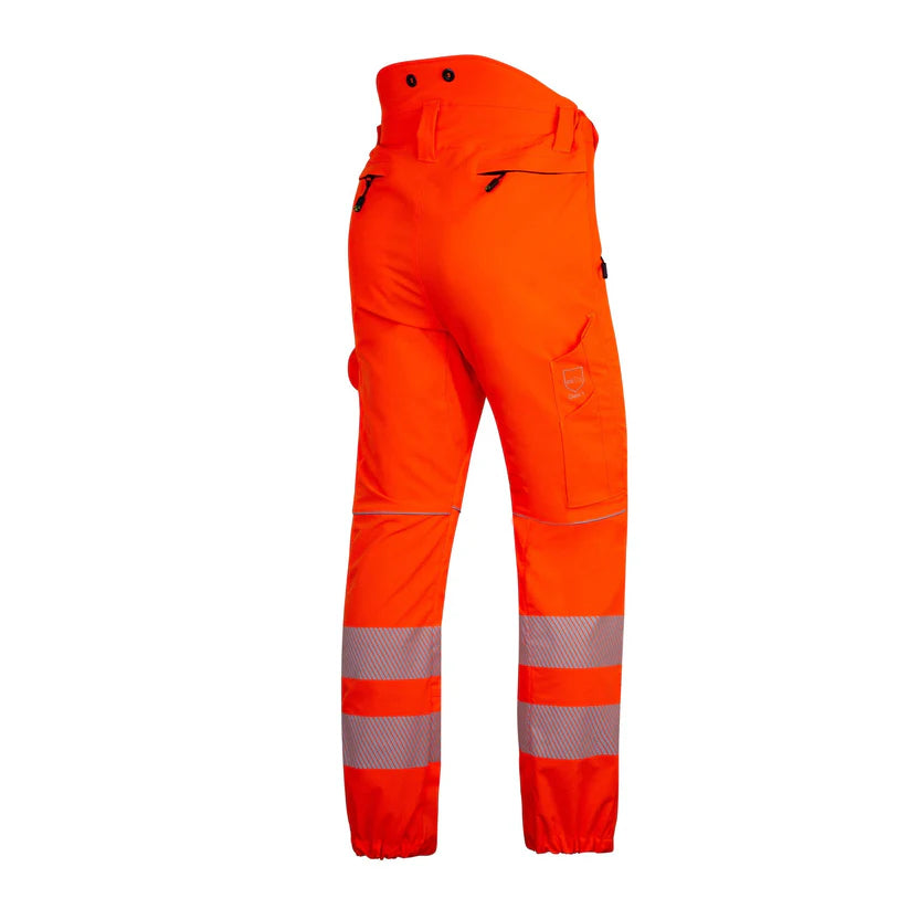 Arbortec ATHV4010 Breatheflex Hi-Vis Chainsaw Trousers Design A Class 1 - Orange