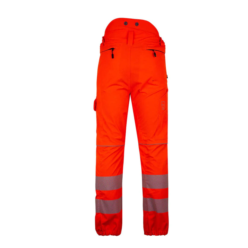 Arbortec ATHV4010 Breatheflex Hi-Vis Chainsaw Trousers Design A Class 1 - Orange