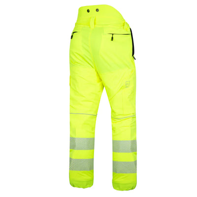 Arbortec ATHV4010 Breatheflex Hi-Vis Chainsaw Trousers Design A Class 1 - Yellow