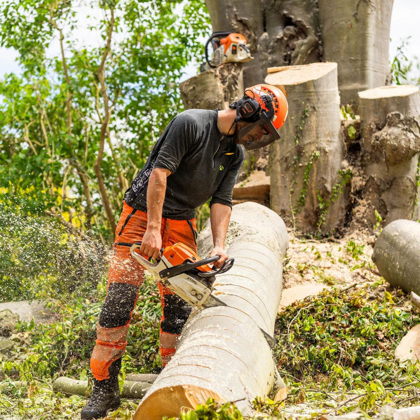 Arbortec ATHV4060 Breatheflex Pro Hi-Vis Chainsaw Trousers Design A Class 1 - Orange