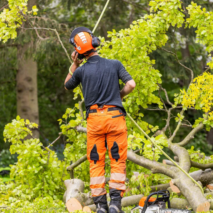 Arbortec ATHV4060 Breatheflex Pro Hi-Vis Chainsaw Trousers Design A Class 1 - Orange