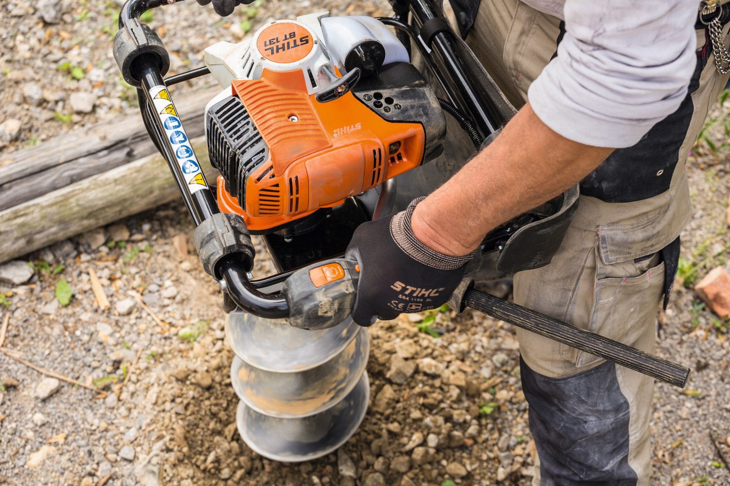 Stihl BT131 Single Operator Petrol Earth Auger