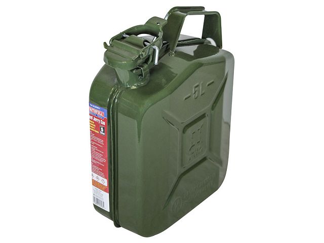 Faithfull Steel Metal Fuel Jerry Can