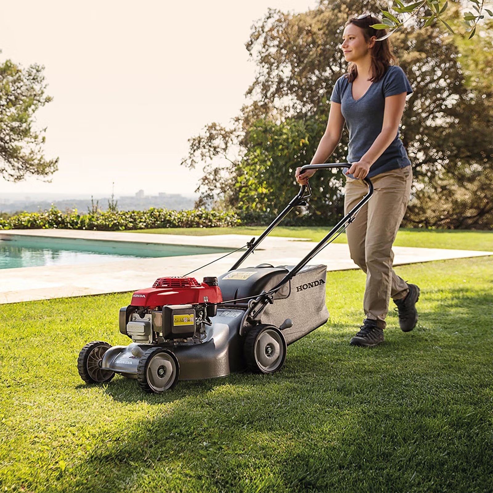 Honda Izy HRG416PK Push Petrol Mower 16"