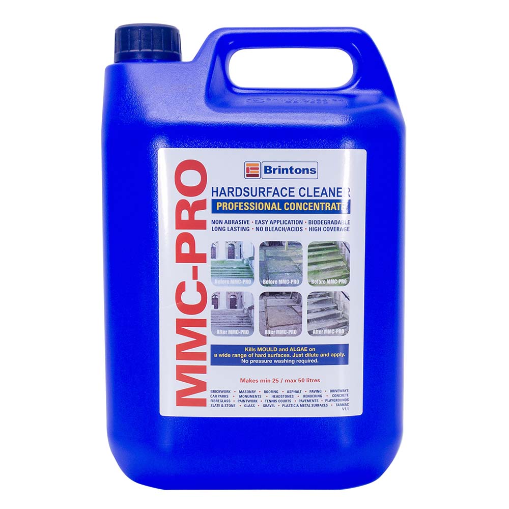 Brintons MMC Pro Multi Surface Mould Cleaner Moss Killer 5L