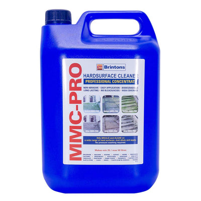 Brintons MMC Pro Multi Surface Mould Cleaner Moss Killer 5L