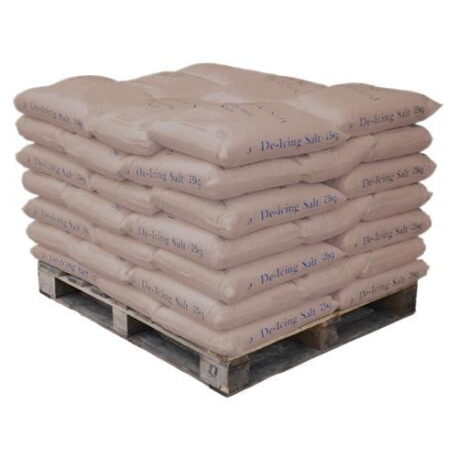 Brown Rock Salt Pallet 1000kg (40 x 25kg bags)