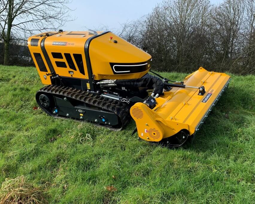 HIRE Remote Control McConnel Robocut Flail Mower (Grass Head)