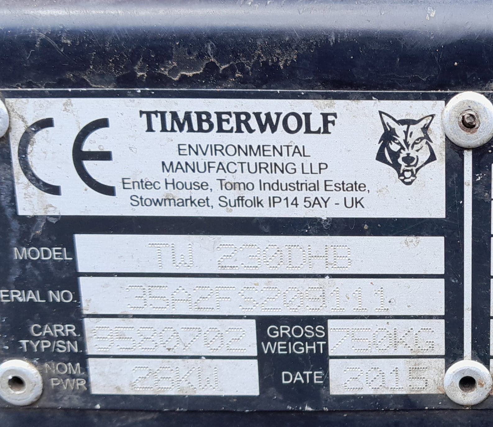 (SOLD)Timberwolf TW230DHB Woodchipper - Image 7